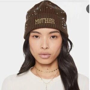 NWT MOTHER The Beanie in Keep On Shining Brown